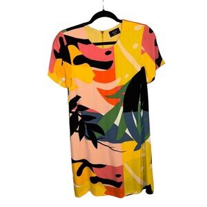Vici Mini Abstract Summer short sleeve dress casual Sz Small
